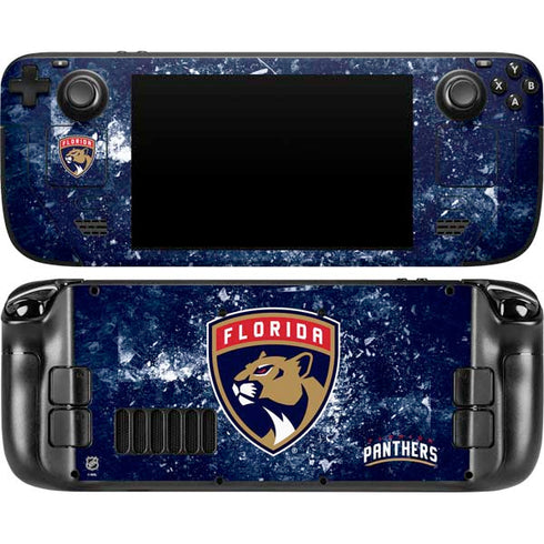 NHL Florida Panthers Frozen Steam Deck Handheld Gaming Computer Skin