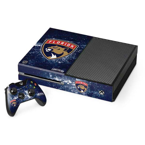 NHL Florida Panthers Frozen Xbox One Console and Controller Bundle Skin