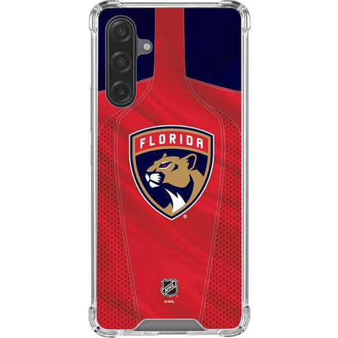NHL Florida Panthers Jersey Galaxy A17 Clear Case