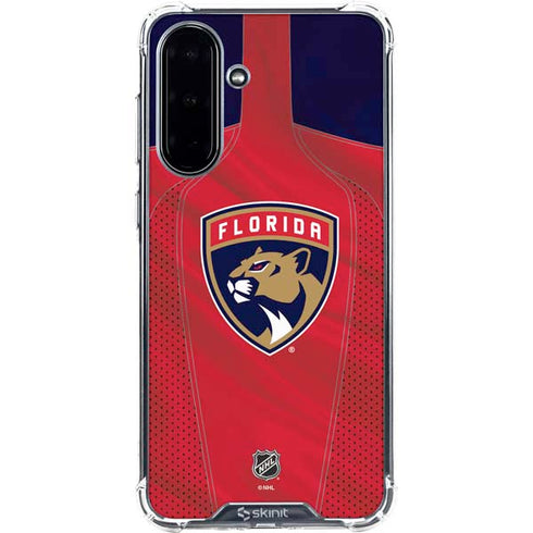 NHL Florida Panthers Jersey Galaxy A36 5G Clear Case