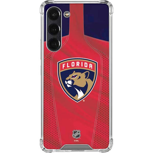 NHL Florida Panthers Jersey Galaxy S24 FE Clear Case