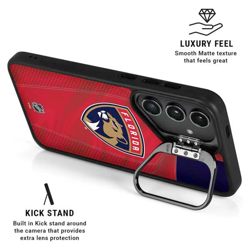 NHL Florida Panthers Jersey Galaxy S25 Kickstand Case