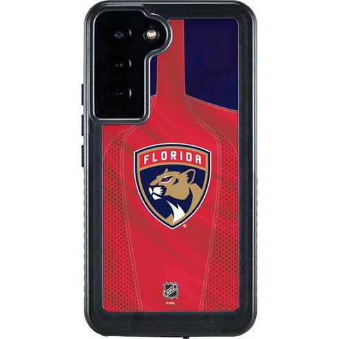 NHL Florida Panthers Jersey Galaxy S24 Plus Waterproof Case