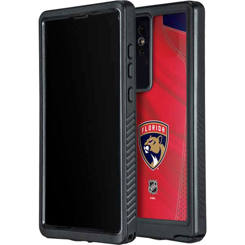NHL Florida Panthers Jersey Galaxy S24 Ultra Waterproof Case