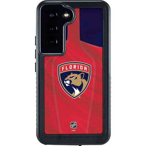 NHL Florida Panthers Jersey Galaxy S24 Waterproof Case