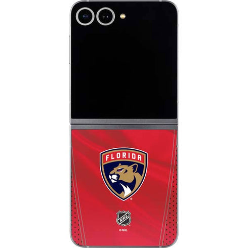 NHL Florida Panthers Jersey Galaxy Z Flip6 Skin