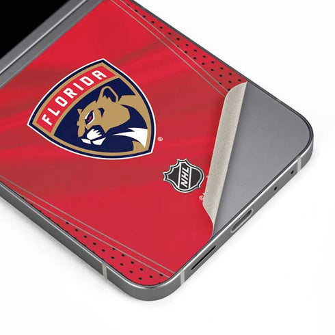 NHL Florida Panthers Jersey Galaxy Z Flip6 Skin
