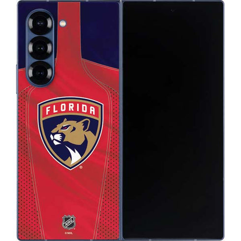 NHL Florida Panthers Jersey Galaxy Z Fold6 Skin