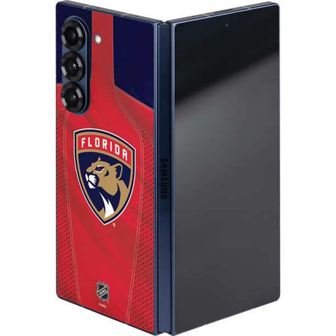 NHL Florida Panthers Jersey Galaxy Z Fold6 Skin
