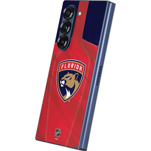 NHL Florida Panthers Jersey Galaxy Z Fold6 Skin