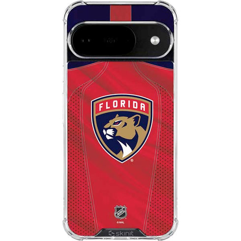 NHL Florida Panthers Jersey Google Pixel 10 Clear Case