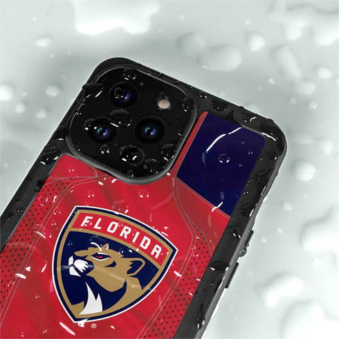 NHL Florida Panthers Jersey iPhone 15 Pro Waterproof Case