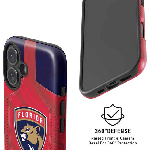 NHL Florida Panthers Jersey iPhone 16 Magsafe Impact Case