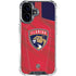 NHL Florida Panthers Jersey iPhone 16 Plus Clear Case