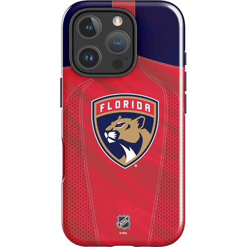 NHL Florida Panthers Jersey iPhone 16 Pro Max Impact Case