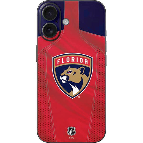 NHL Florida Panthers Jersey iPhone 16 Skin