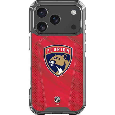 NHL Florida Panthers Jersey iPhone 18 Pro Clear Case
