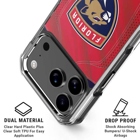 NHL Florida Panthers Jersey iPhone 18 Pro Clear Case