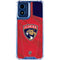 NHL Florida Panthers Jersey Moto G 5G (2024) Clear Case