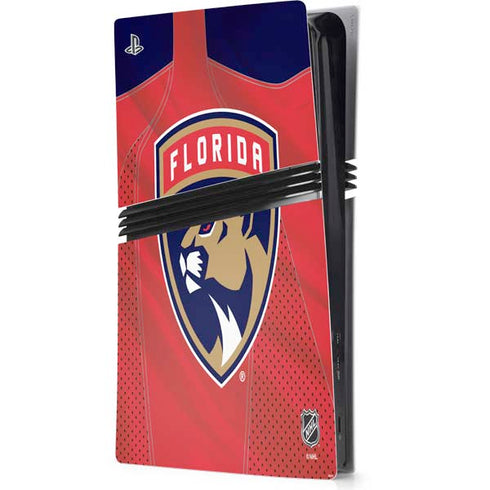NHL Florida Panthers Jersey PS5 Pro Console Skin