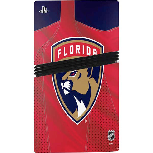 NHL Florida Panthers Jersey PS5 Pro Console Skin
