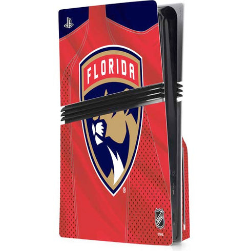 NHL Florida Panthers Jersey PS5 Pro Disk Console Skin