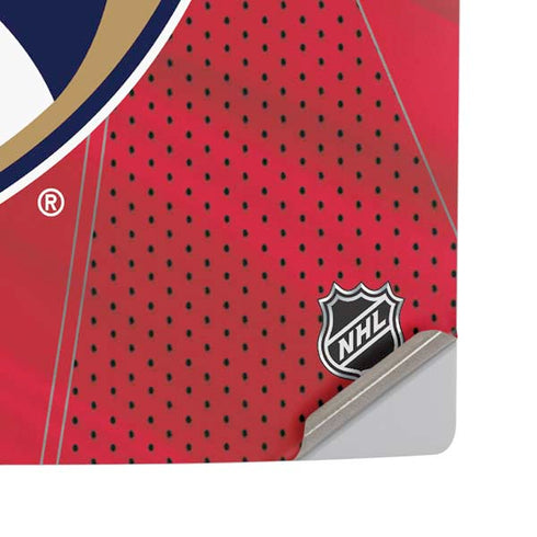 NHL Florida Panthers Jersey PS5 Pro Disk Console Skin