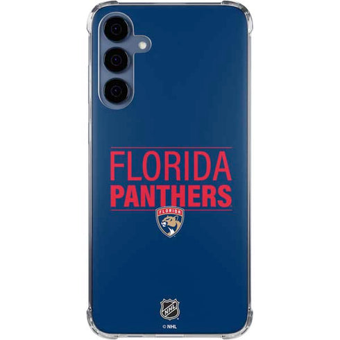 NHL Florida Panthers Lineup Galaxy A55 5G Clear Case