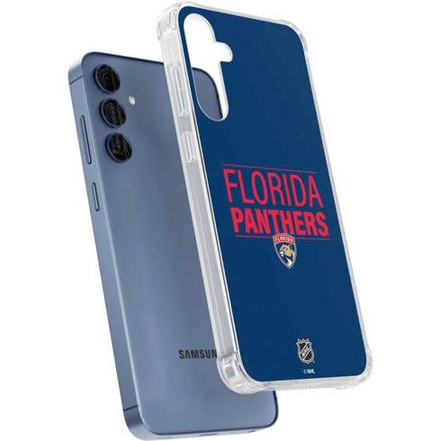 NHL Florida Panthers Lineup Galaxy A55 5G Clear Case