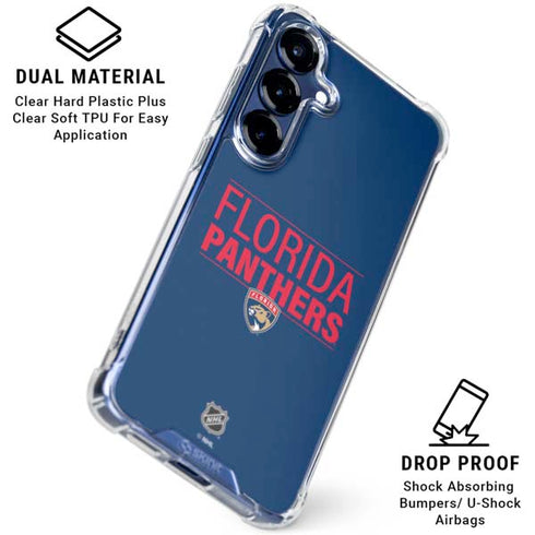 NHL Florida Panthers Lineup Galaxy S25 Plus Clear Case