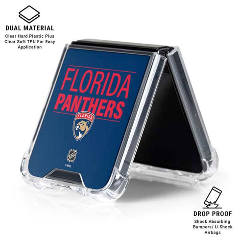 NHL Florida Panthers Lineup Galaxy Z Flip6 Clear Case