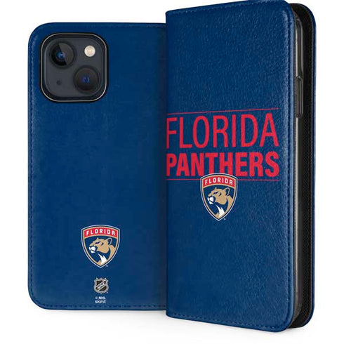 NHL Florida Panthers Lineup iPhone 15 Plus Folio Case