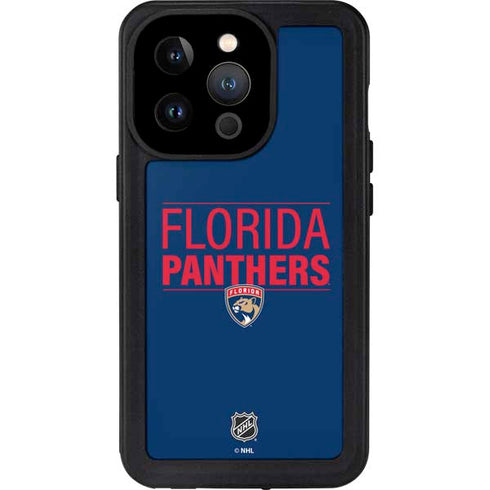 NHL Florida Panthers Lineup iPhone 15 Pro Waterproof Case