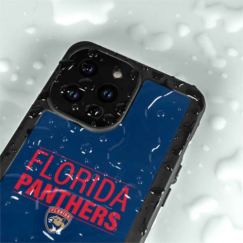 NHL Florida Panthers Lineup iPhone 15 Pro Waterproof Case