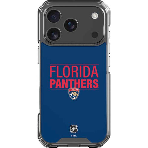NHL Florida Panthers Lineup iPhone 18 Pro Clear Case