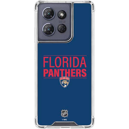 NHL Florida Panthers Lineup Moto G 5G (2025) Clear Case