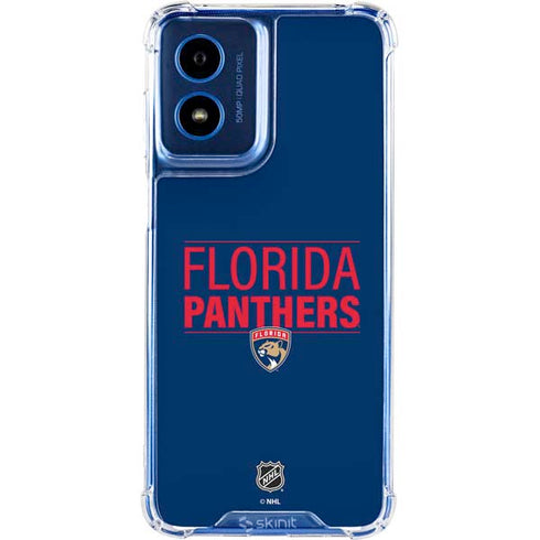 NHL Florida Panthers Lineup Moto G 5G (2024) Clear Case