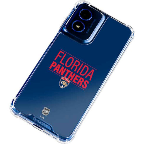 NHL Florida Panthers Lineup Moto G 5G (2024) Clear Case