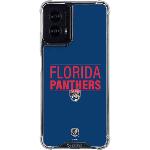 NHL Florida Panthers Lineup Moto G Power 5G (2024) Clear Case