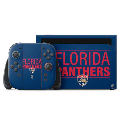 NHL Florida Panthers Lineup Nintendo Switch 2 (2025) with Joy-Con Skin