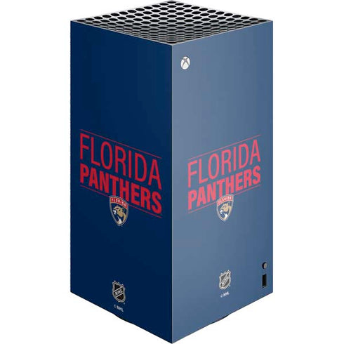 NHL Florida Panthers Lineup XBox Series X Digital Edition Console Skin