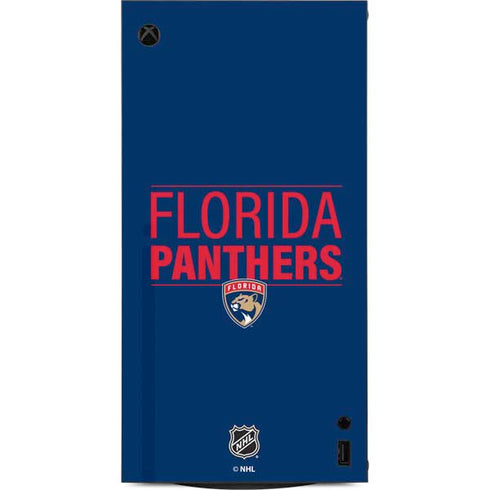 NHL Florida Panthers Lineup XBox Series X Digital Edition Console Skin