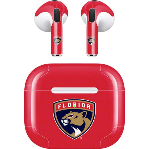 NHL Florida Panthers Logo Apple AirPods (3rd Gen 2021) Skin