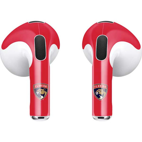 NHL Florida Panthers Logo Apple AirPods (3rd Gen 2021) Skin