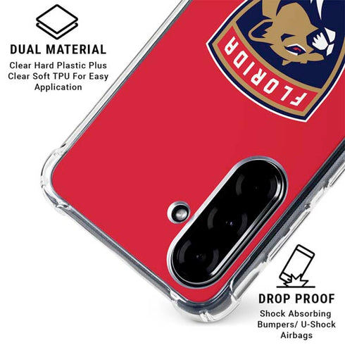 NHL Florida Panthers Logo Galaxy A36 5G Clear Case