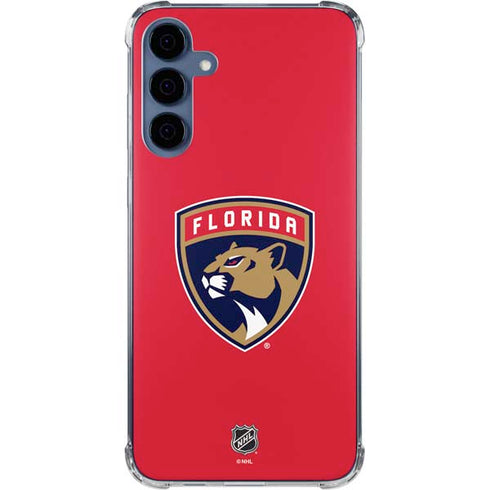 NHL Florida Panthers Logo Galaxy A55 5G Clear Case