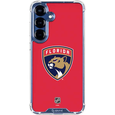 NHL Florida Panthers Logo Galaxy S25 Clear Case