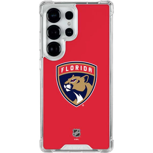NHL Florida Panthers Logo Galaxy S25 Ultra Clear Case