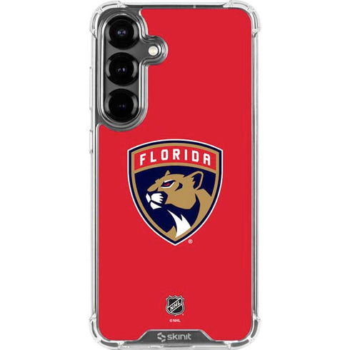 NHL Florida Panthers Logo Galaxy S26 Clear Case