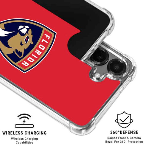 NHL Florida Panthers Logo Galaxy S26 Clear Case